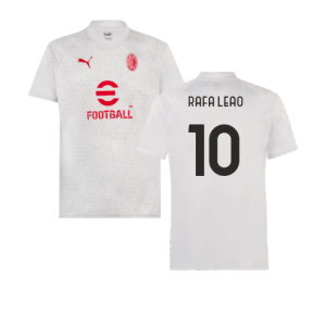 2023-2024 AC Milan Training Jersey (Grey) (Rafa Leao 10)