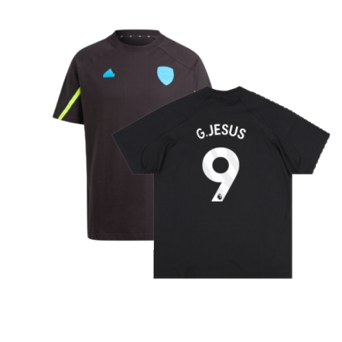 2023-2024 Arsenal D4GMD Tee (Black) (G.Jesus 9)