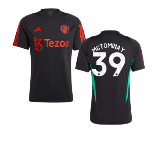 2023-2024 Man Utd Training Jersey (Black) (McTominay 39)