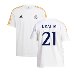 2023-2024 Real Madrid DNA Tee (White) (Brahim 21)