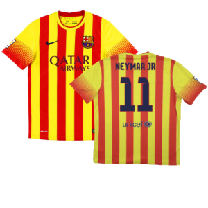 2013-2014 Barcelona Away Shirt (Neymar Jr 11)