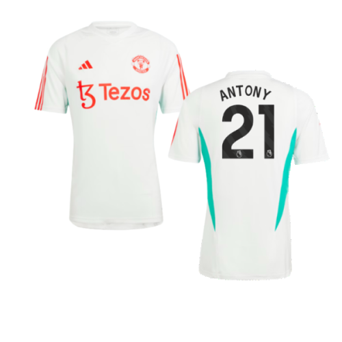 2023-2024 Man Utd Training Jersey (White) (Antony 21)