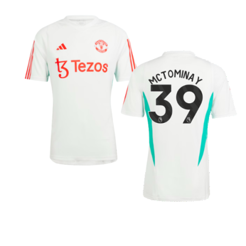 2023-2024 Man Utd Training Jersey (White) (McTominay 39)