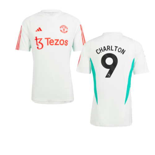 2023-2024 Man Utd Training Jersey (White) (Charlton 9)