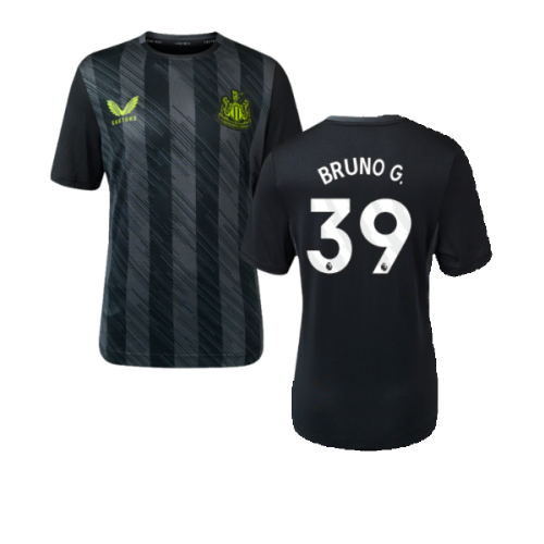 2023-2024 Newcastle Coaches Training Tee (Black) - Kids (Bruno G. 39)