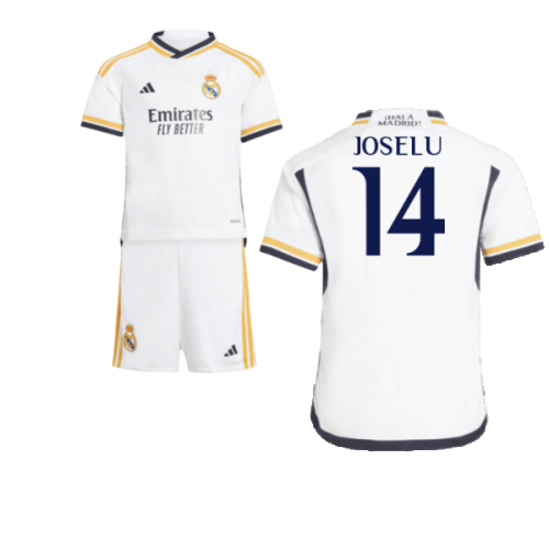 2023-2024 Real Madrid Home Mini Kit (Joselu 14)