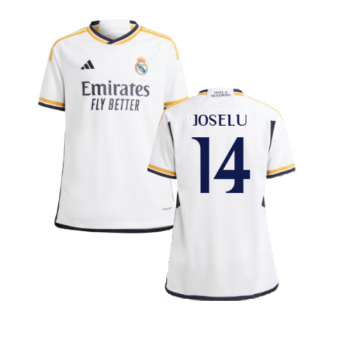 2023-2024 Real Madrid Home Shirt (Kids) (Joselu 14)