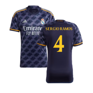 2023-2024 Real Madrid Away Shirt (Sergio Ramos 4)