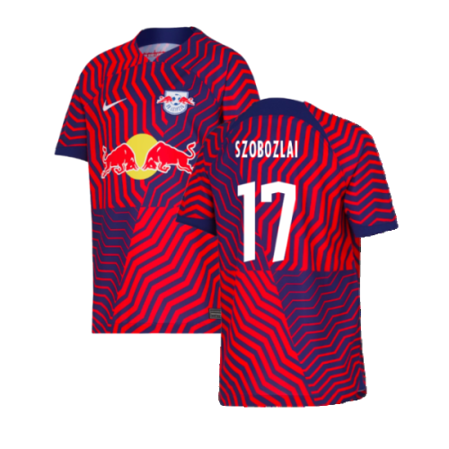 2023-2024 Red Bull Leipzig Away Shirt (Kids) (Szobozlai 17)