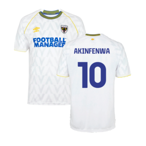 2023-2024 AFC Wimbledon Away Shirt (Akinfenwa 10)