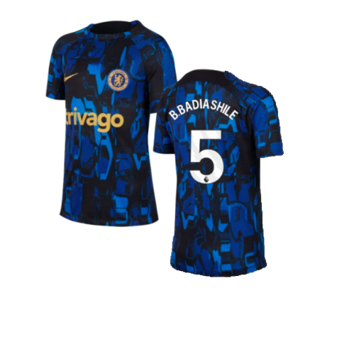 2023-2024 Chelsea Academy Pro Tee (Blue) - Kids (B.BADIASHILE 5)