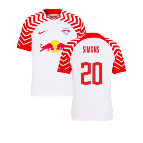 2023-2024 Red Bull Leipzig Home Shirt (Simons 20)