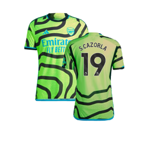 2023-2024 Arsenal Authentic Away Shirt (S.Cazorla 19)