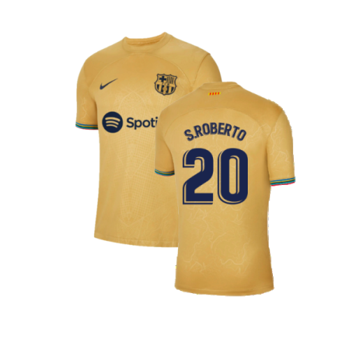 2022-2023 Barcelona Vapor Match Third Shirt (S.ROBERTO 20)