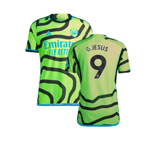 2023-2024 Arsenal Authentic Away Shirt (G.Jesus 9)