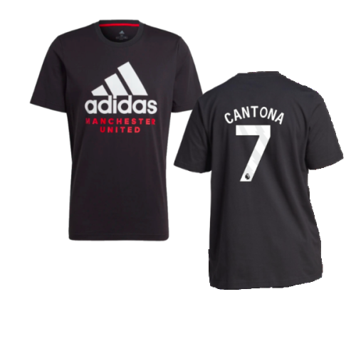 2023-2024 Man Utd DNA Graphic Tee (Black) (Cantona 7)