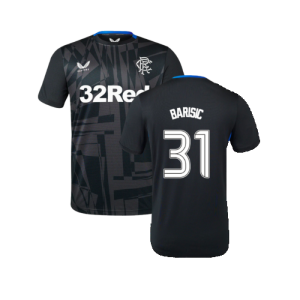 2023-2024 Rangers Coaches Training Tee (Ebony) (Barisic 31)