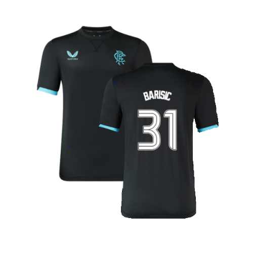 2023-2024 Rangers Players Travel SS Tee (Black) (Barisic 31)