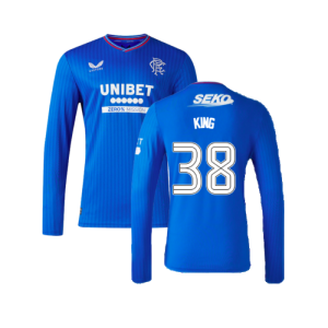 2023-2024 Rangers Long Sleeve Home Shirt (King 38)