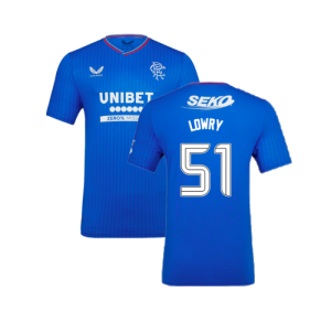 2023-2024 Rangers Pro Authentic Home Shirt (Lowry 51)