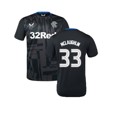 2023-2024 Rangers Coaches Training Tee (Ebony) (McLaughlin 33)