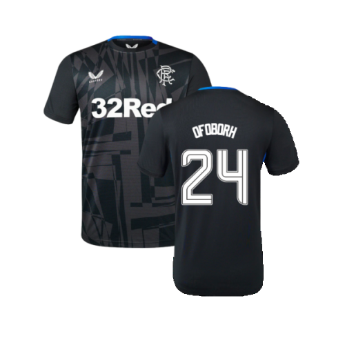 2023-2024 Rangers Coaches Training Tee (Ebony) (Ofoborh 24)