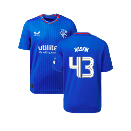 2023-2024 Rangers Home Shirt (Kids) (Raskin 43)