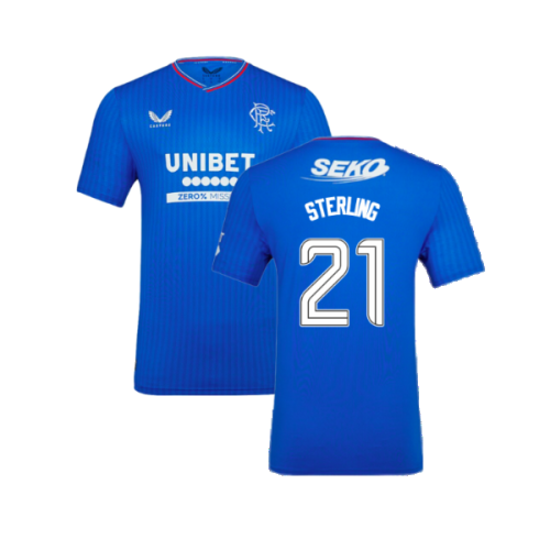 2023-2024 Rangers Pro Authentic Home Shirt (Sterling 21)