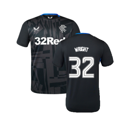 2023-2024 Rangers Coaches Training Tee (Ebony) (Wright 32)