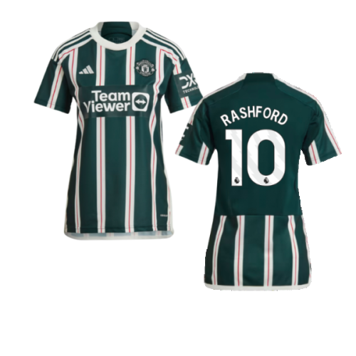 2023-2024 Man Utd Away Shirt (Ladies) (Rashford 10)