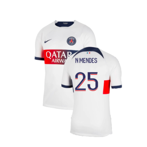 2023-2024 PSG Away Shirt (N Mendes 25)