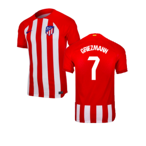 2023-2024 Atletico Madrid Home Shirt (Griezmann 7) 2023-2024 Atletico Madrid Home Shirt (Griezmann 7)