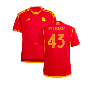 2023-2024 Roma Home Shirt (Kids) (KRISTENSEN 43)