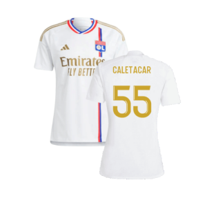 2023-2024 Olympique Lyon Home Shirt (Caleta Car 55) 2023-2024 Olympique Lyon Home Shirt (Caleta Car 55)