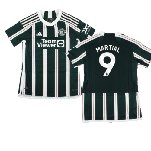 2023-2024 Man Utd Authentic Away Shirt (Ladies) (Martial 9)