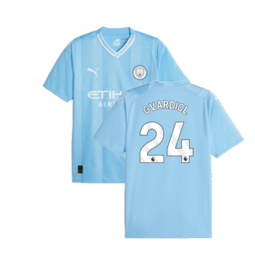 2023-2024 Man City Home Shirt (Gvardiol 24)