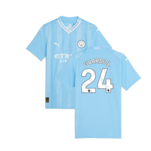 2023-2024 Man City Home Shirt (Ladies) (Gvardiol 24)