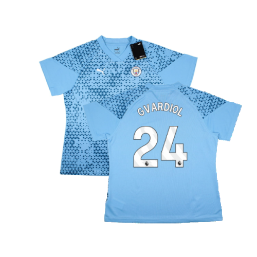 2023-2024 Man City Training Jersey (Light Blue) - Ladies (Gvardiol 24)