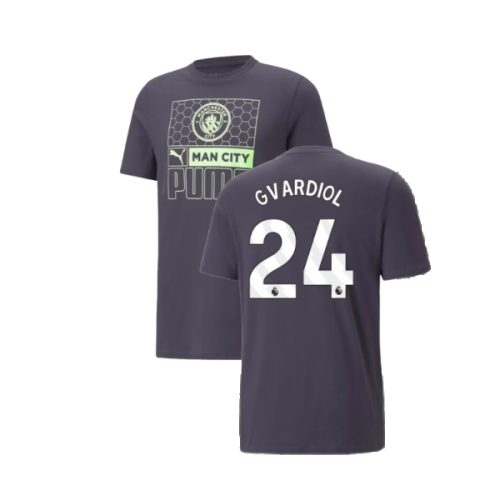 2023-2024 Man City FtblCore AOP Tee (Dark Navy) (Gvardiol 24)