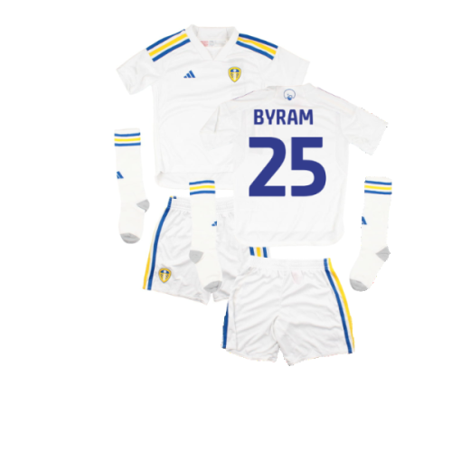 2023-2024 Leeds United Home Mini Kit (Byram 25)