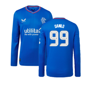 2023-2024 Rangers Long Sleeve Home Shirt (Kids) (Danilo 99)