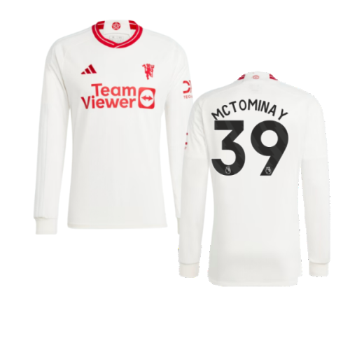 2023-2024 Man Utd Long Sleeve Third Shirt (McTominay 39)