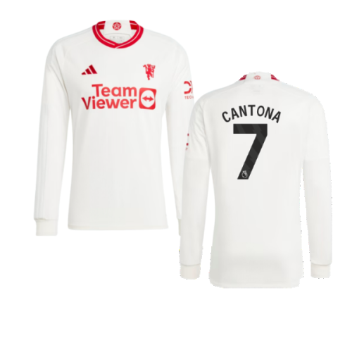 2023-2024 Man Utd Long Sleeve Third Shirt (Cantona 7)