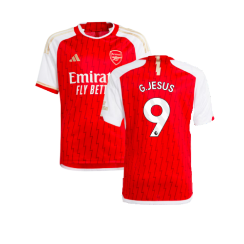 2023-2024 Arsenal Home Shirt (Kids) (G.Jesus 9)