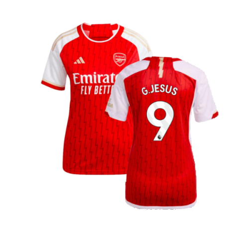 2023-2024 Arsenal Home Shirt (Ladies) (G.Jesus 9)