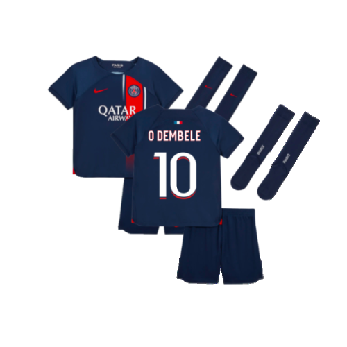 2023-2024 PSG Home Mini-Kit (O Dembele 10)