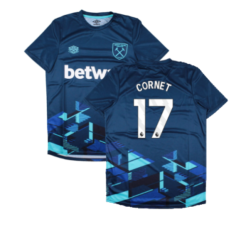 2023-2024 West Ham Warm Up Jersey (Navy) (CORNET 17)