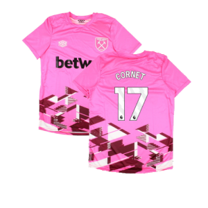 2023-2024 West Ham Warm Up Jersey (Pink) (CORNET 17)