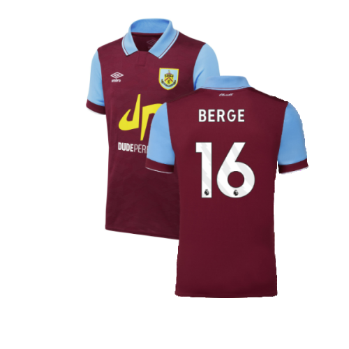 2023-2024 Burnley Home Shirt (Kids) (Berge 16)