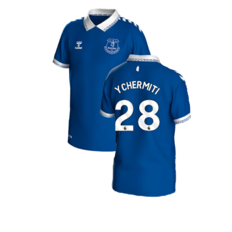 2023-2024 Everton Home Shirt (Kids) (Y Chermiti 28)